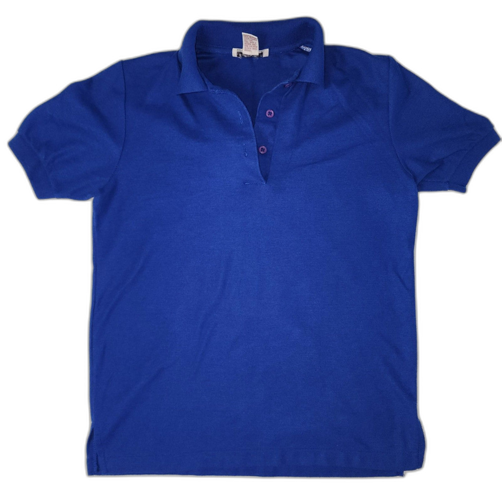 Vintage Townhouse Women's Royal Blue Polo Shirt Size S